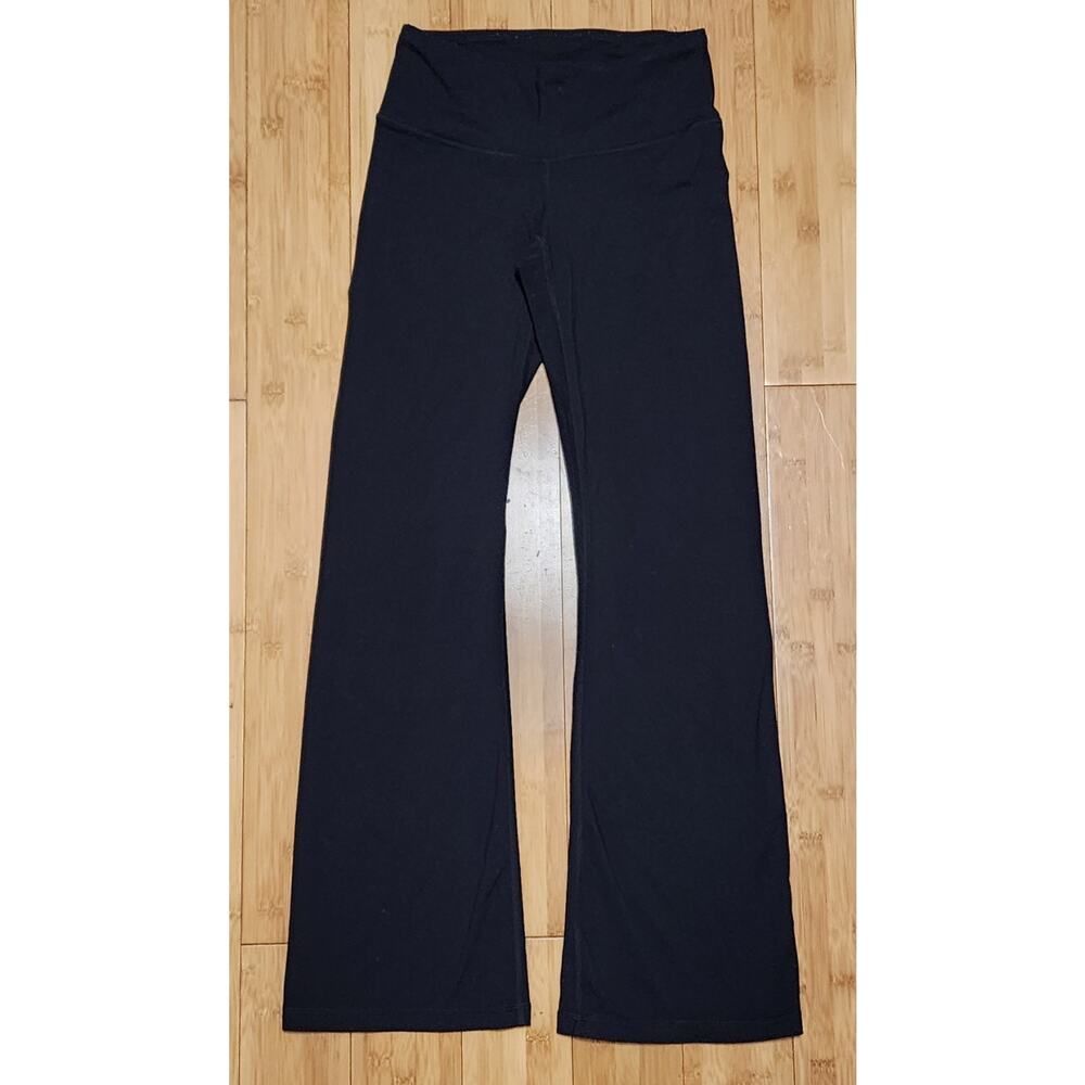 Prana Pillar Pants Flare Leggings Size XS Black High Waist Athleisure Yoga Boot